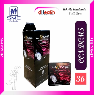 Picture of U & ME Long Love Condoms Full Box Combo Pack (3x12=36)