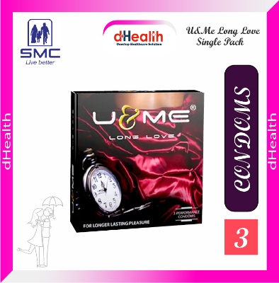 Picture of U & ME Long Love Condoms Single Pack (3x1=3)