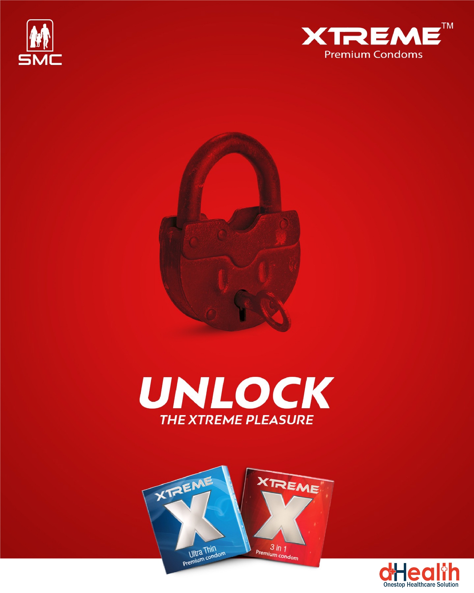 Picture of XTREME 3 in 1 Premium Condoms 3,s Combo Pack (3x3=9)