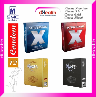 Picture of Amore + XTREME Condoms 4,s Combo Pack (3x4)=12 Pcs