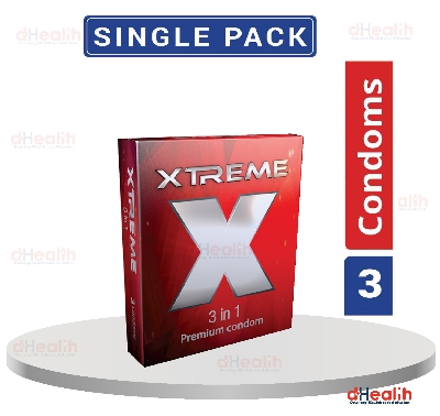 Picture of RY Jelly 30gm 1 Pc & Xtreme 3 in 1 &  Premium Condoms 2 Pack (6pcs)