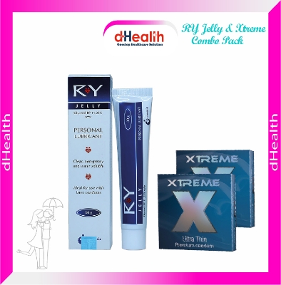 Picture of RY Jelly 30gm 1 Pc & Xtreme Ultra Thin Premium Condom 2 Pack (6pcs)