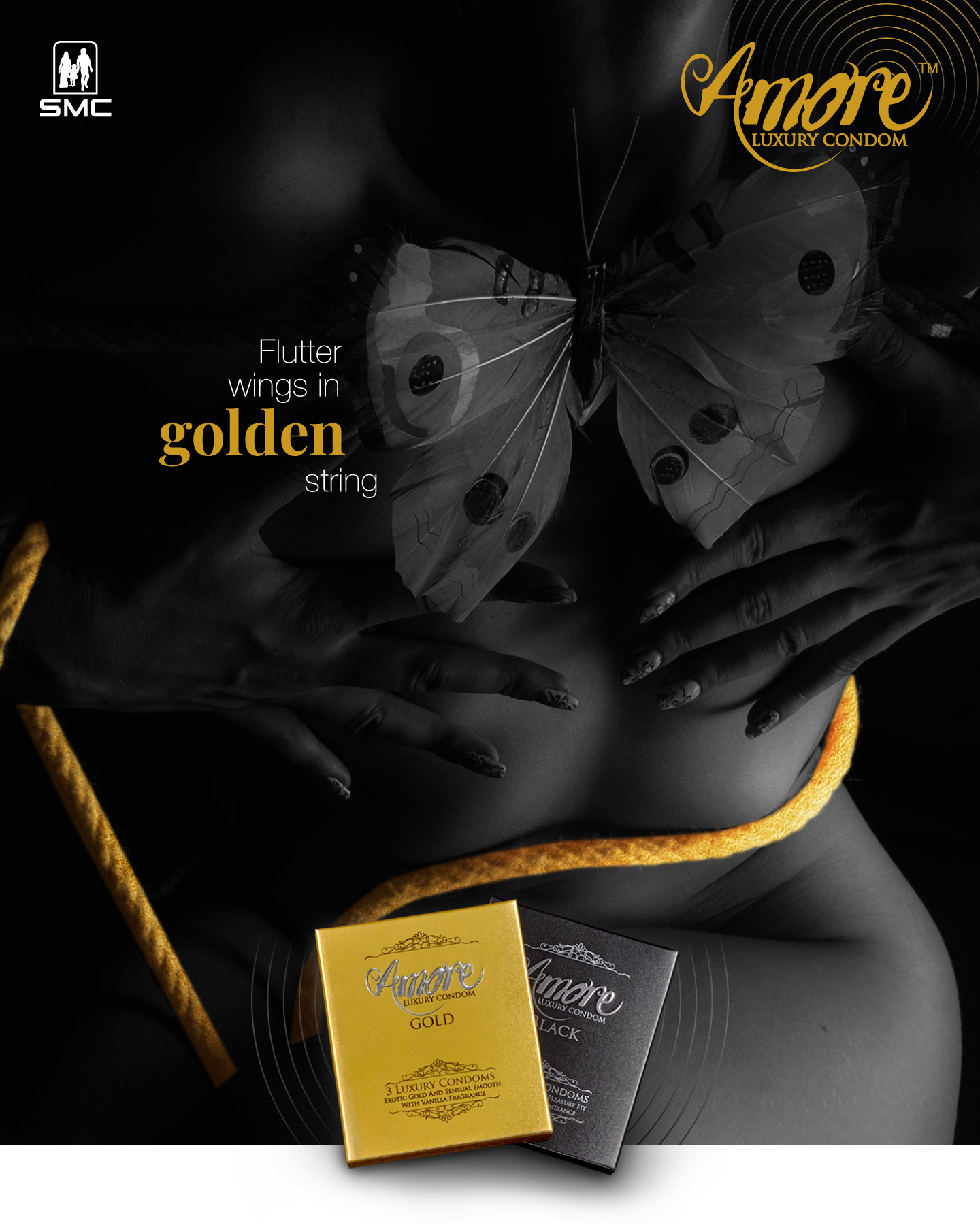 Picture of RY Jelly 30gm 1 Pc & Amore Black Condom 2 Pack (6pcs)