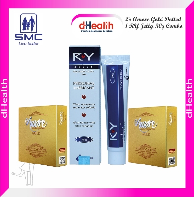 Picture of RY Jelly 30gm 1 Pc & Amore Gold Condom 2 Pack (6pcs)