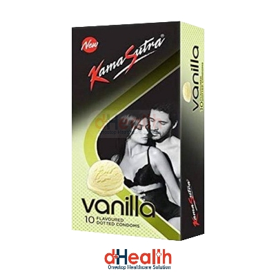 Picture of Kamasutra Vanilla Flavor Condom Combo Pack (10x1)=10pcs