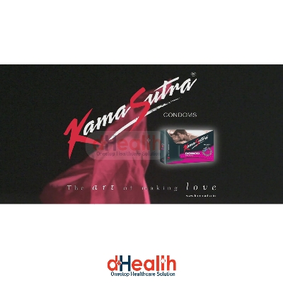 Picture of Kamasutra Strawberry Flavor Condom Combo Pack (10x1)=10pcs