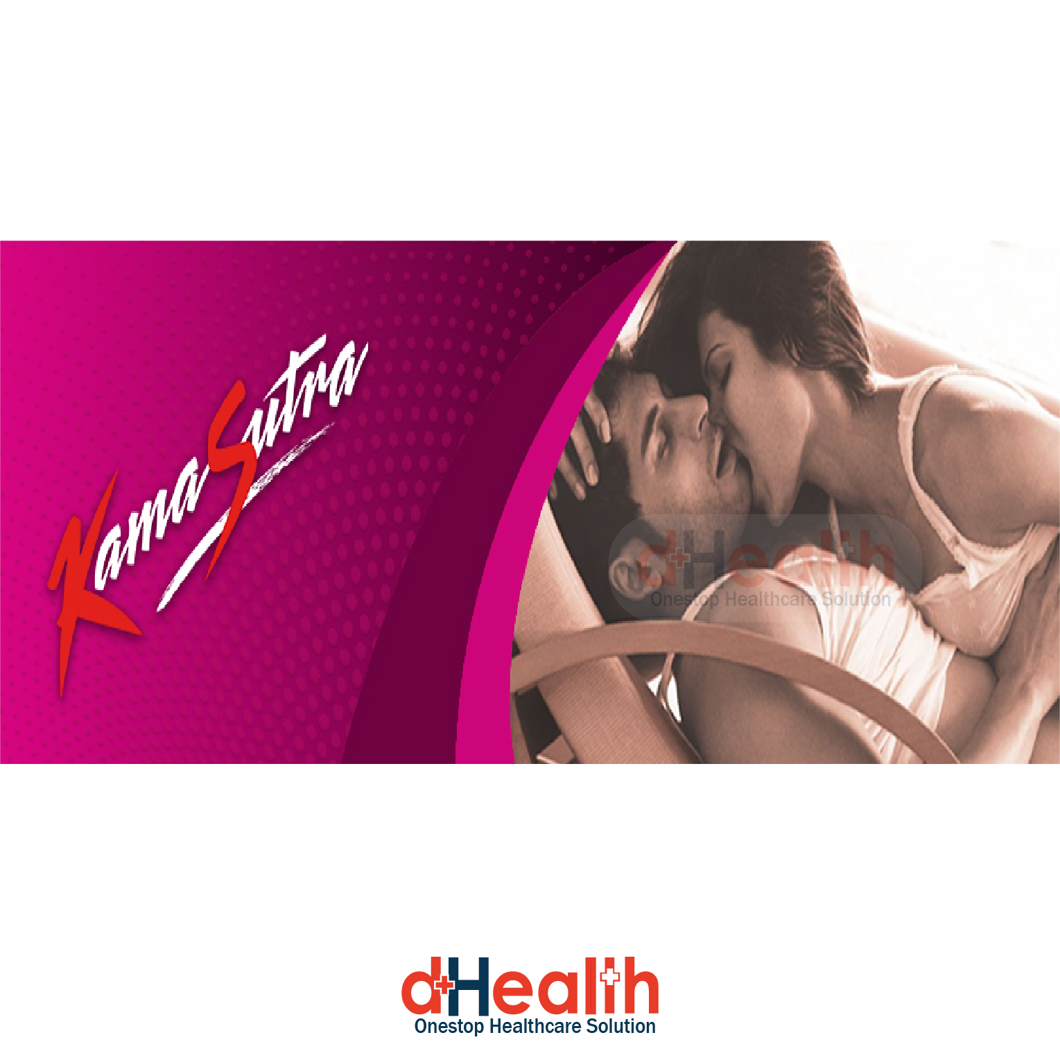 Picture of Kamasutra Strawberry Flavor Condom Combo Pack (10x1)=10pcs