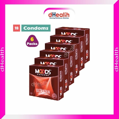 Picture of Moods Ultrathin Condom 6's Combo Pack (3x6=18pcs)