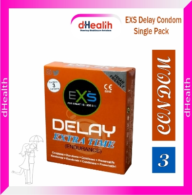 Picture of EXS Delay Condom / Delay Endurance (long lasting condom, extra time condom) Single Pack (3x1=3pcs)