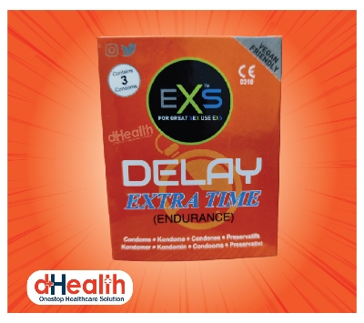 Picture of EXS Delay Condom / Delay Endurance (long lasting condom, extra time condom) Single Pack (3x1=3pcs)