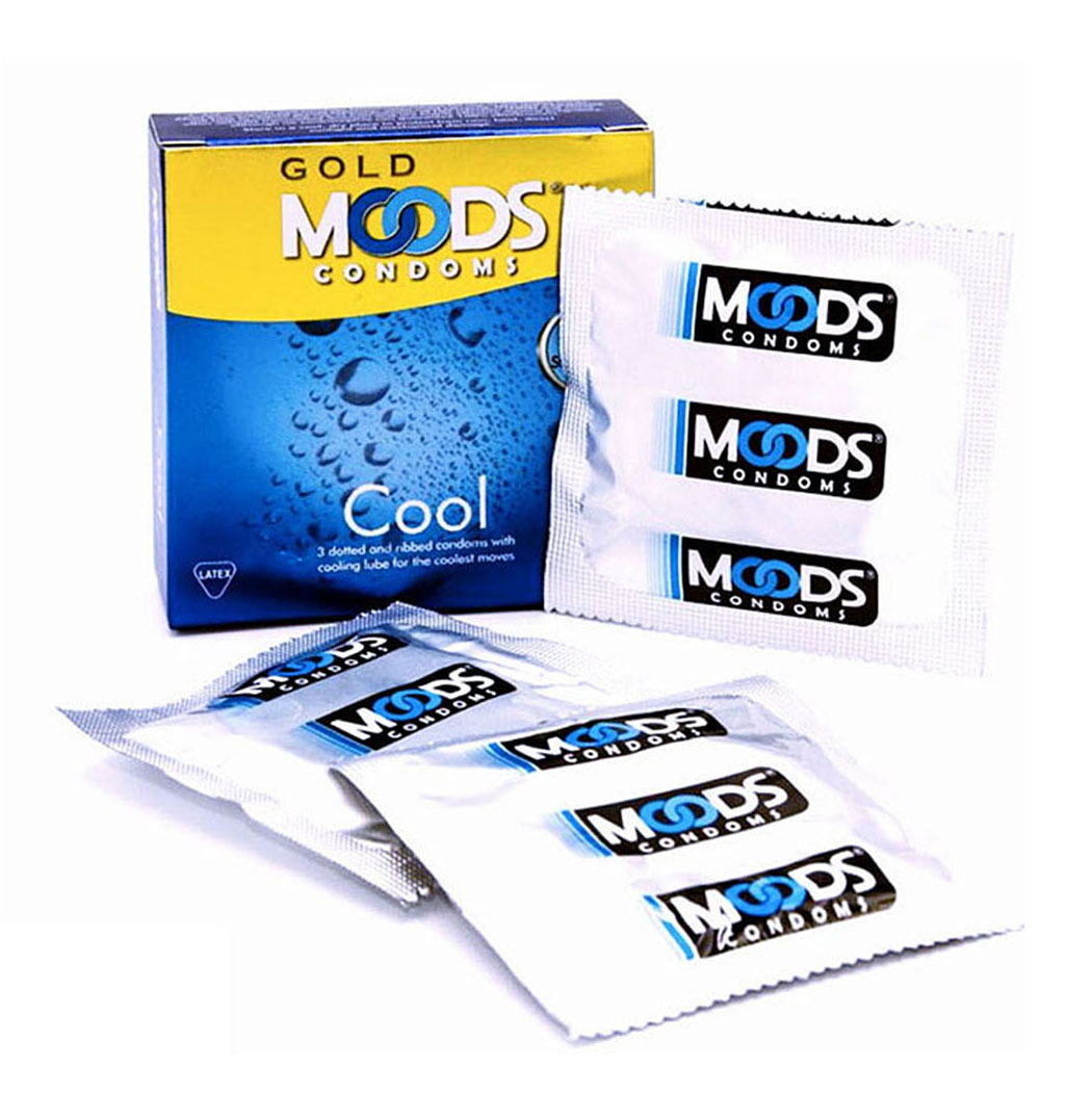 Picture of Moods Gold Cool Condom Full Box ( 10 pack of 3's / 30pcs)