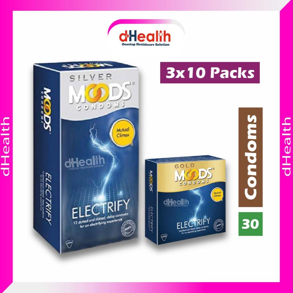 Picture of Moods Electrify Condom Full Box (10 pack / 30pcs)