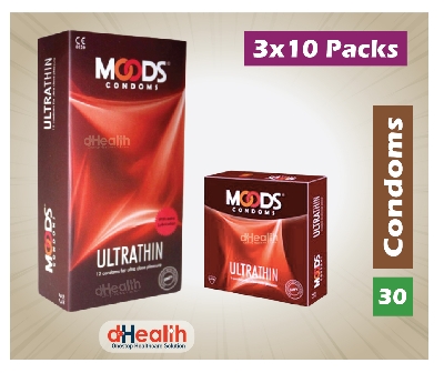 Picture of Moods Ultrathin Condom Full Box ( 10 pack of 3's / 30pcs)