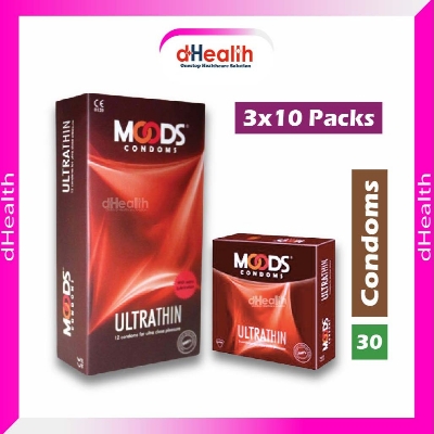 Picture of Moods Ultrathin Condom Full Box ( 10 pack of 3's / 30pcs)
