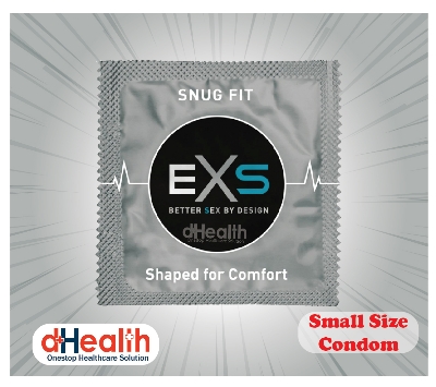 Picture of EXS Snug condom, small size condom, fit condom, closer fitting condom, tight fit  condom, Full Box (3x10=30pcs)