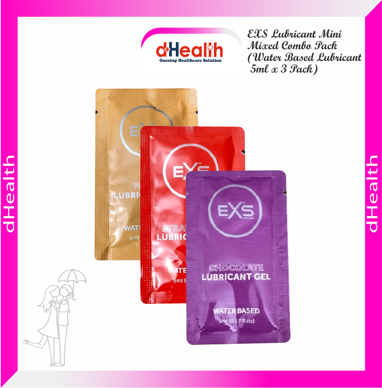 Picture of EXS Lubricant Mini Mixed Combo Pack (Water Based Lubricant 5ml x 3 Pack)