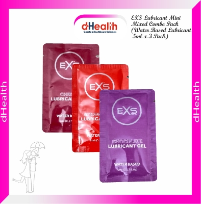 Picture of EXS Lubricant Mini Mixed Combo Pack (Water Based Lubricant 5ml x 3 Pack)