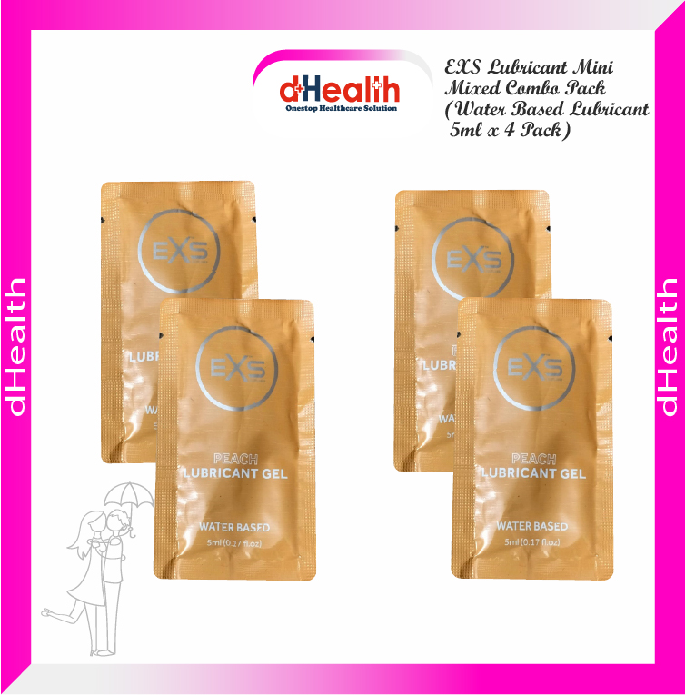 Picture of EXS Lubricant Mini Combo Pack (Water Based Lubricant 5ml x 4 Pack)