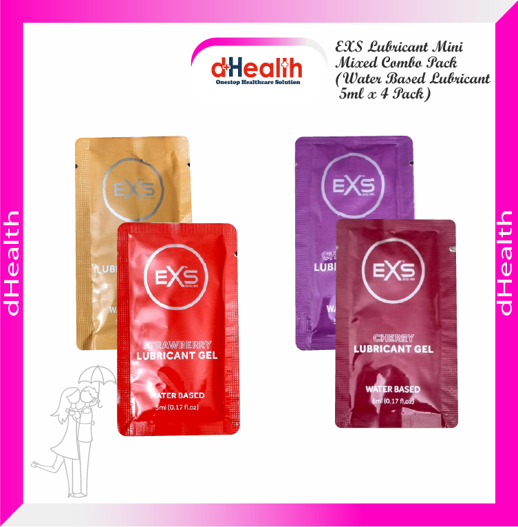 Picture of EXS Lubricant Mini Combo Pack (Water Based Lubricant 5ml x 4 Pack)