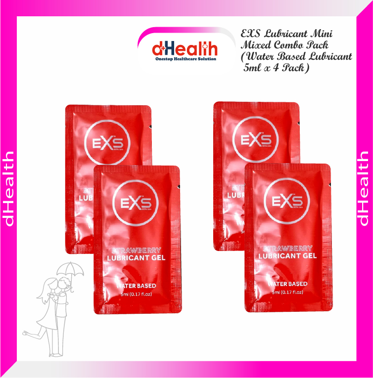 Picture of EXS Lubricant Mini Combo Pack (Water Based Lubricant 5ml x 4 Pack)