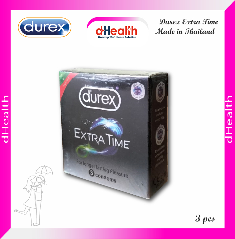 Picture of Durex Extra Time Condom Single Pack (3x1)=3pcs