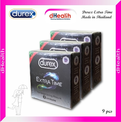 Picture of Durex Extra Time Condom 3,s Combo Pack (3x3)=9pcs