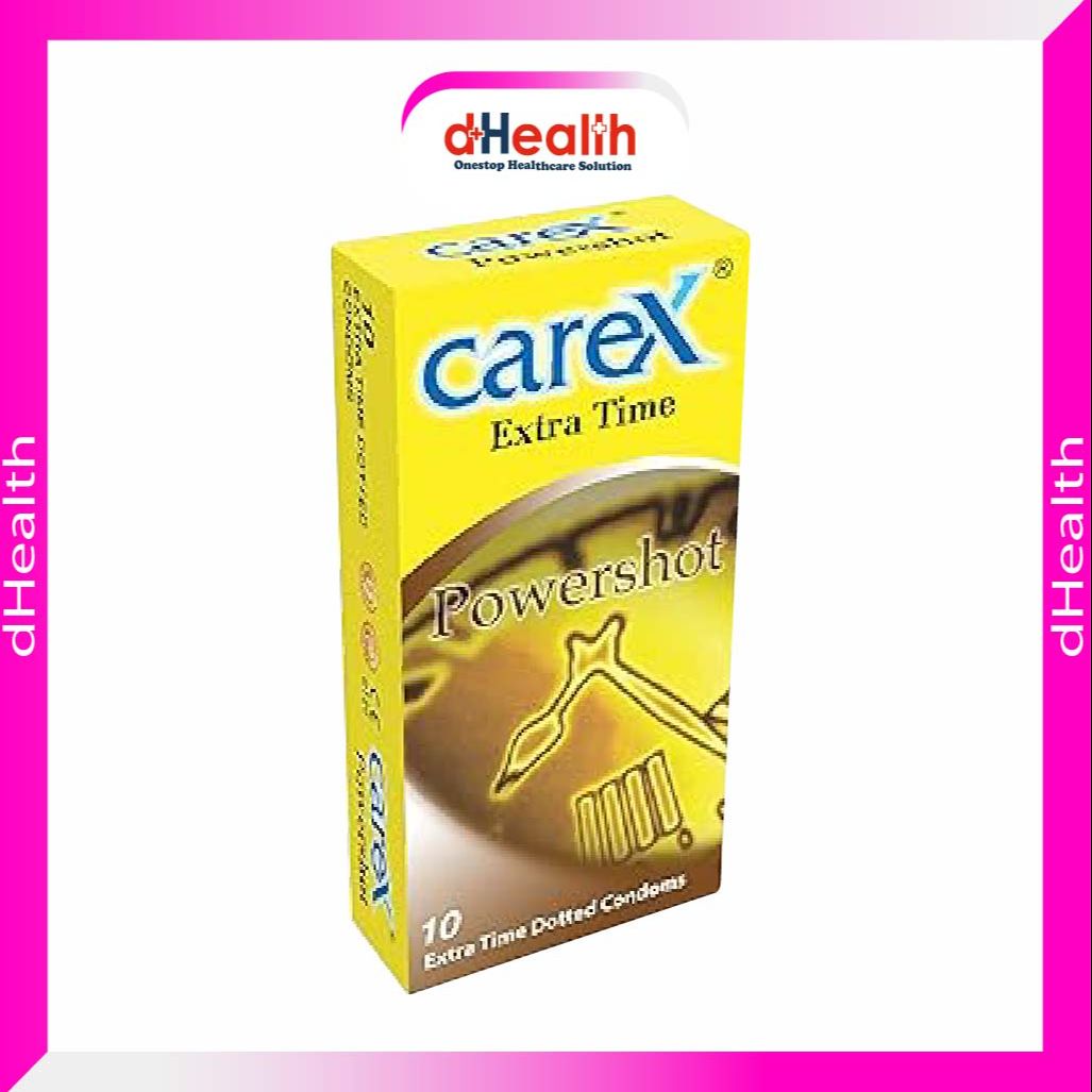 Picture of Carex Extra Time Powershot Condom 10pcs Single Pack