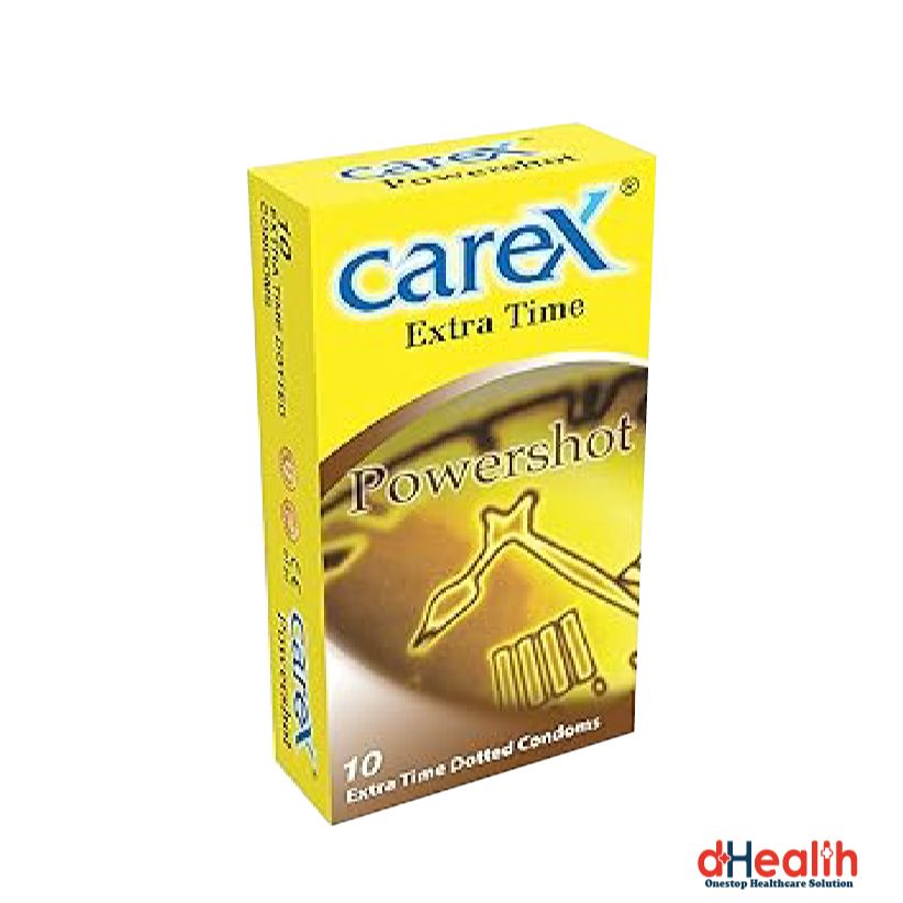 Picture of Carex Extra Time Powershot Condom 10pcs Single Pack