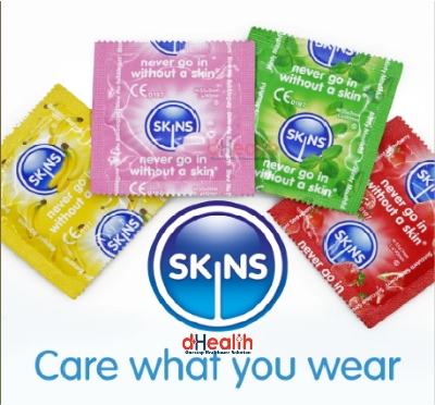 Picture of SKINS Flavored Premium & SKINS Assorted Premium Condoms 2,s Combo Pack (4x2)=8 Pcs (UK)