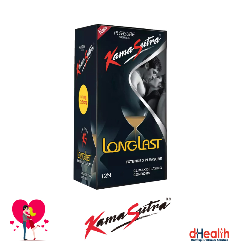 Picture of Kamasutra Longlast Extended Pleasure (Climax Condoms) 12x1=12pcs Pack