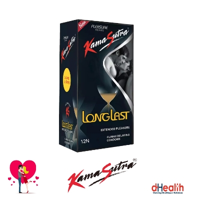 Picture of Kamasutra Longlast Extended Pleasure (Climax Condoms) 12x1=12pcs Pack