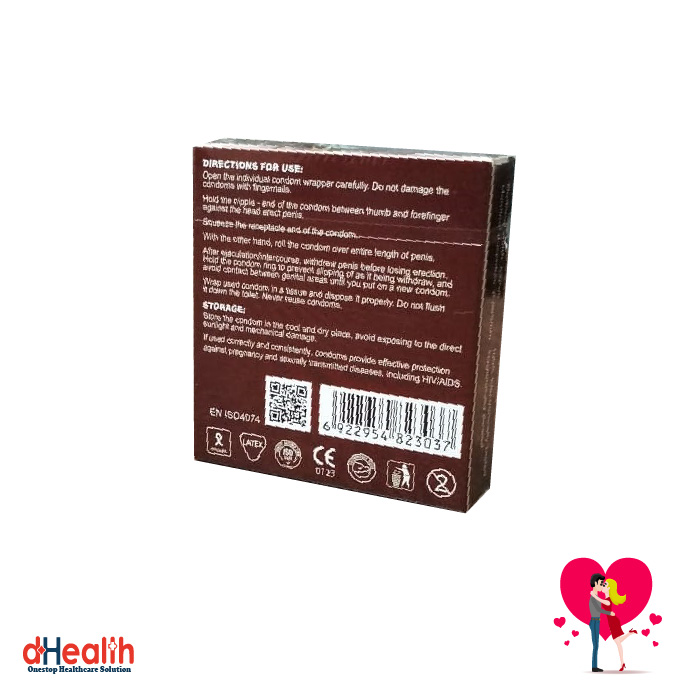 Picture of Kohinoor Feel Ribbed Strawberry Flavor Condom 4,s Combo Pack (3x4)=12 Pcs