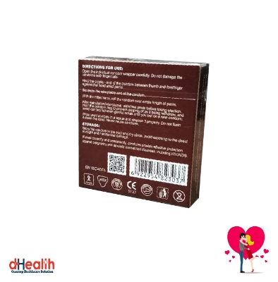 Picture of Kohinoor Feel Ribbed Strawberry Flavor Condom 4,s Combo Pack (3x4)=12 Pcs