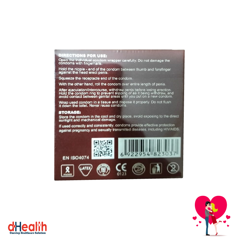 Picture of Kohinoor Feel Ribbed Strawberry Flavor Condom 4,s Combo Pack (3x4)=12 Pcs