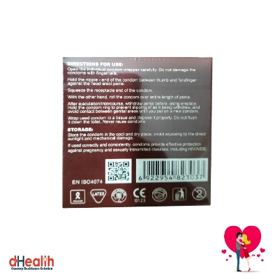 Picture of Kohinoor Feel Ribbed Strawberry Flavor Condom 2,s Combo Pack (3x2)=6 Pcs