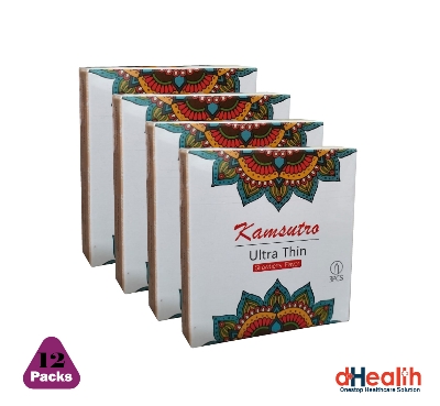 Picture of Kohinoor Ultra Thin Strawberry Flavor Condom 2,s Combo Pack (3x2)=6 Pcs