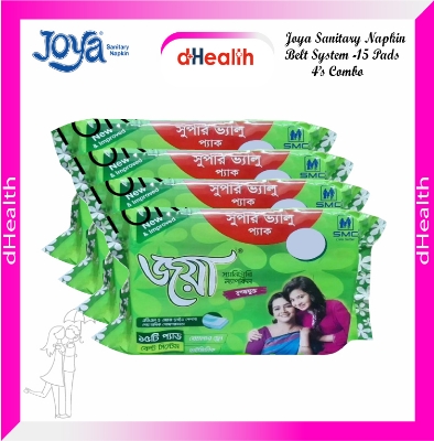 Picture of Joya Sanitary Napkin Belt System -15 Pads 4,s Combo Pack (Panty/Wings System)