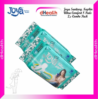 Picture of Joya Sanitary Napkin Ultra Comfort 8 Pads 2,s Combo Pack (Panty/Wings System)