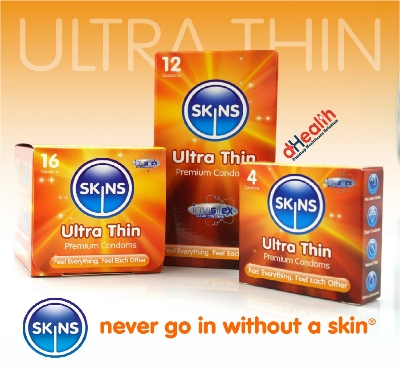 Picture of Manforce Stay Long Gel 8gm (Made In India) & SKINS Ultra Thin Premium Condom (Made In UK) Single Pack Combo