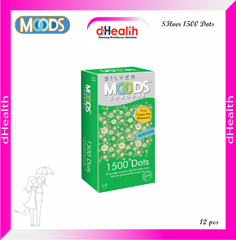 Picture of Moods 1500 Dots Condom 12pcs Pack (Made in India)