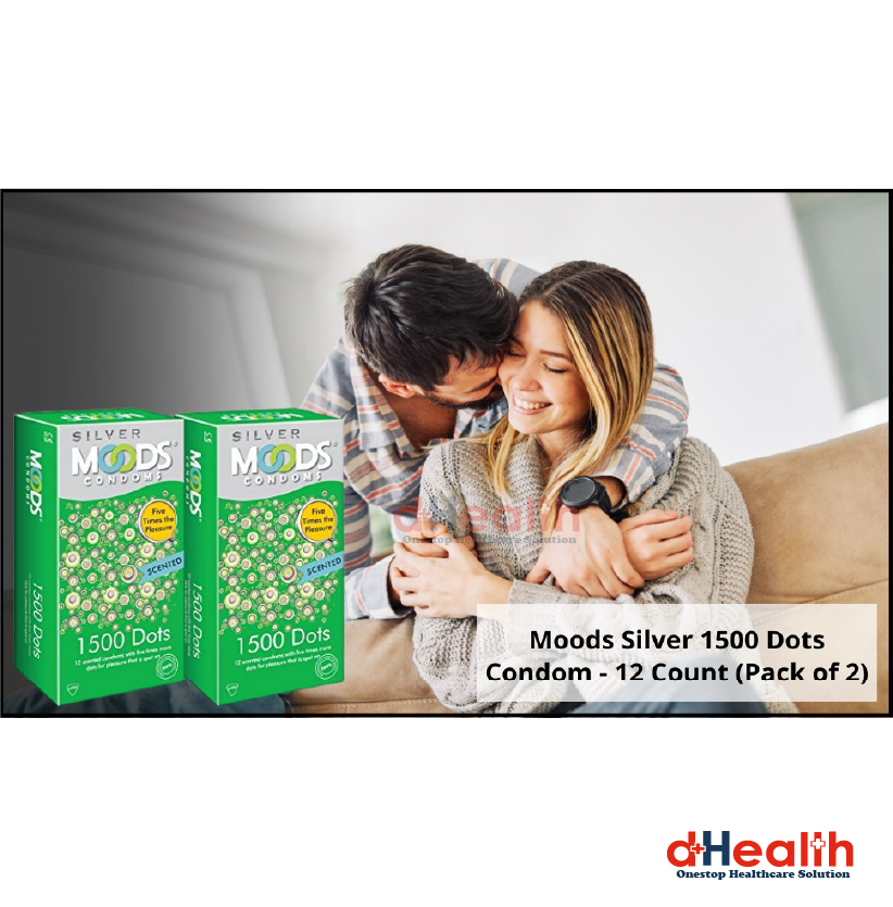 Picture of Moods 1500 Dots Condom 12pcs Pack (Made in India)