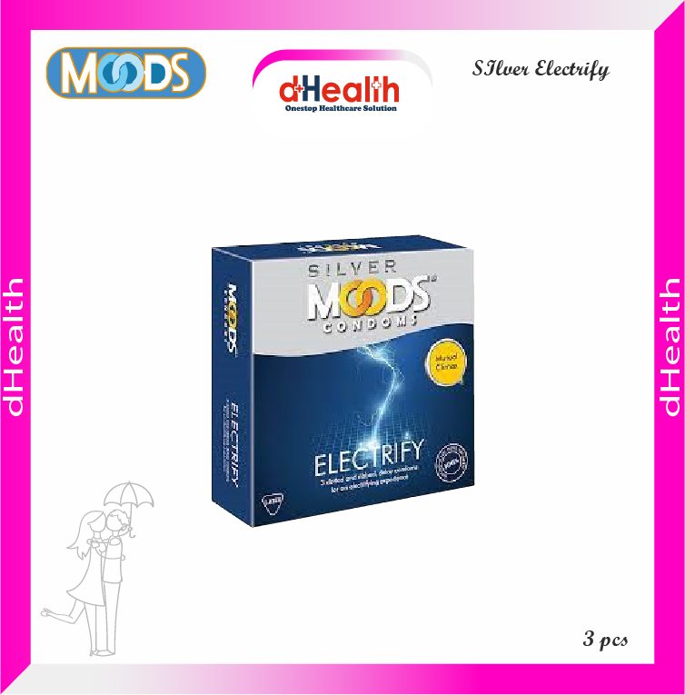Picture of Moods Electrify Condoms Single Pack - 3pcs (Made in India)