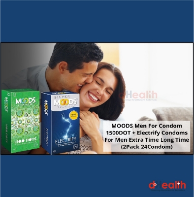 Picture of Moods Electrify Condoms Single Pack - 3pcs (Made in India)