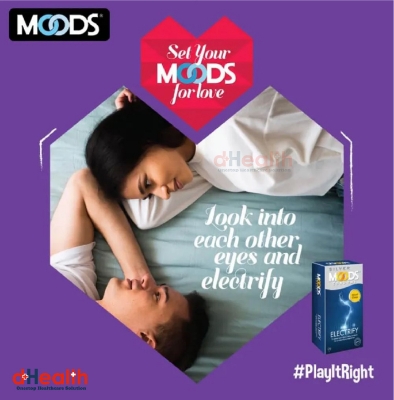 Picture of MOODS Electrify Condom, 4's Combo pack -(3x4)= 12 pcs (Made in India)