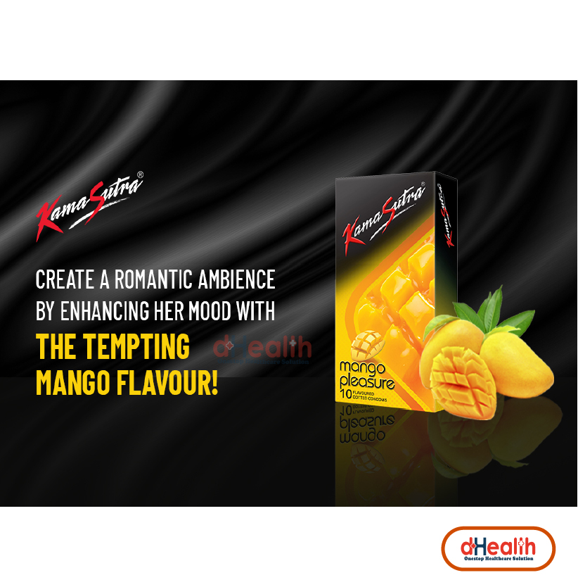 Picture of Kamasutra Condom for Men 10pcs Pack Kamasutra Vanilla/ Strawberry/ Longlast Extended Pleasure with Climax Delay/ Banana/ Chocolate/ Mango/ Butterscotch Flavor Condom (Made in India) - Select Variants & Order Now