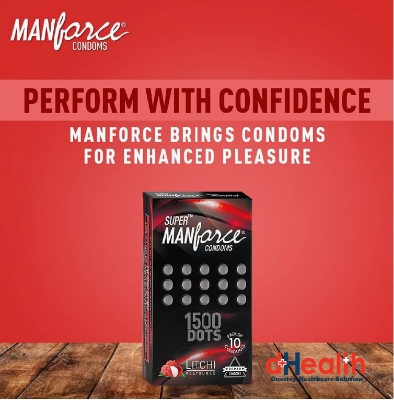 Picture of Manforce 3pcs Pack Chocolate/ 1500 Litchi/ 1740 Litchi/ Coctail Strawberry/ Stamina Orange, Pineapple/ Strawberry/ Black Grapes/ Game/ Premium Flavor Super Condoms Single Pack - Select Variants & Order