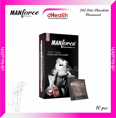Picture of Manforce Chocolate Flavoured Condom For Men - 10Pcs Pack (India)