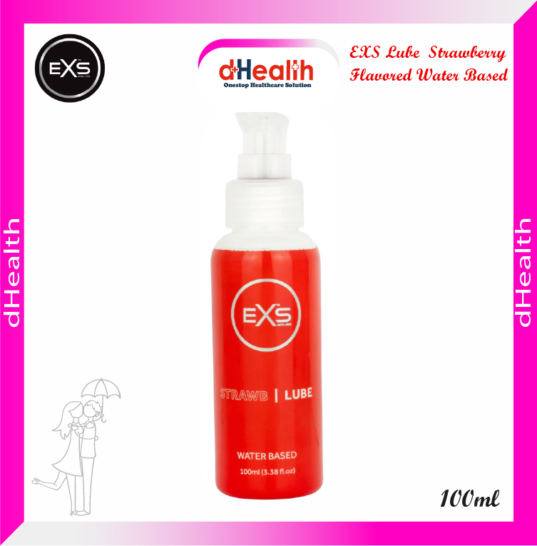 Picture of EXS Lubricant Strawberry Flavored Water Based Lubricant 100ml