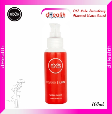 Picture of EXS Lubricant Strawberry Flavored Water Based Lubricant 100ml
