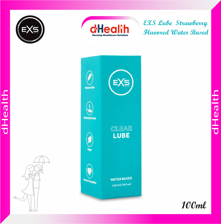 Picture of EXS Lubricant Clear Flavored Water Based Lubricant 100ml